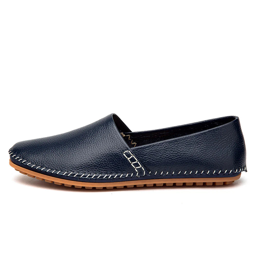 2026 Men's Comfortable Rubber Sole Slip On Casual Driving Loafers