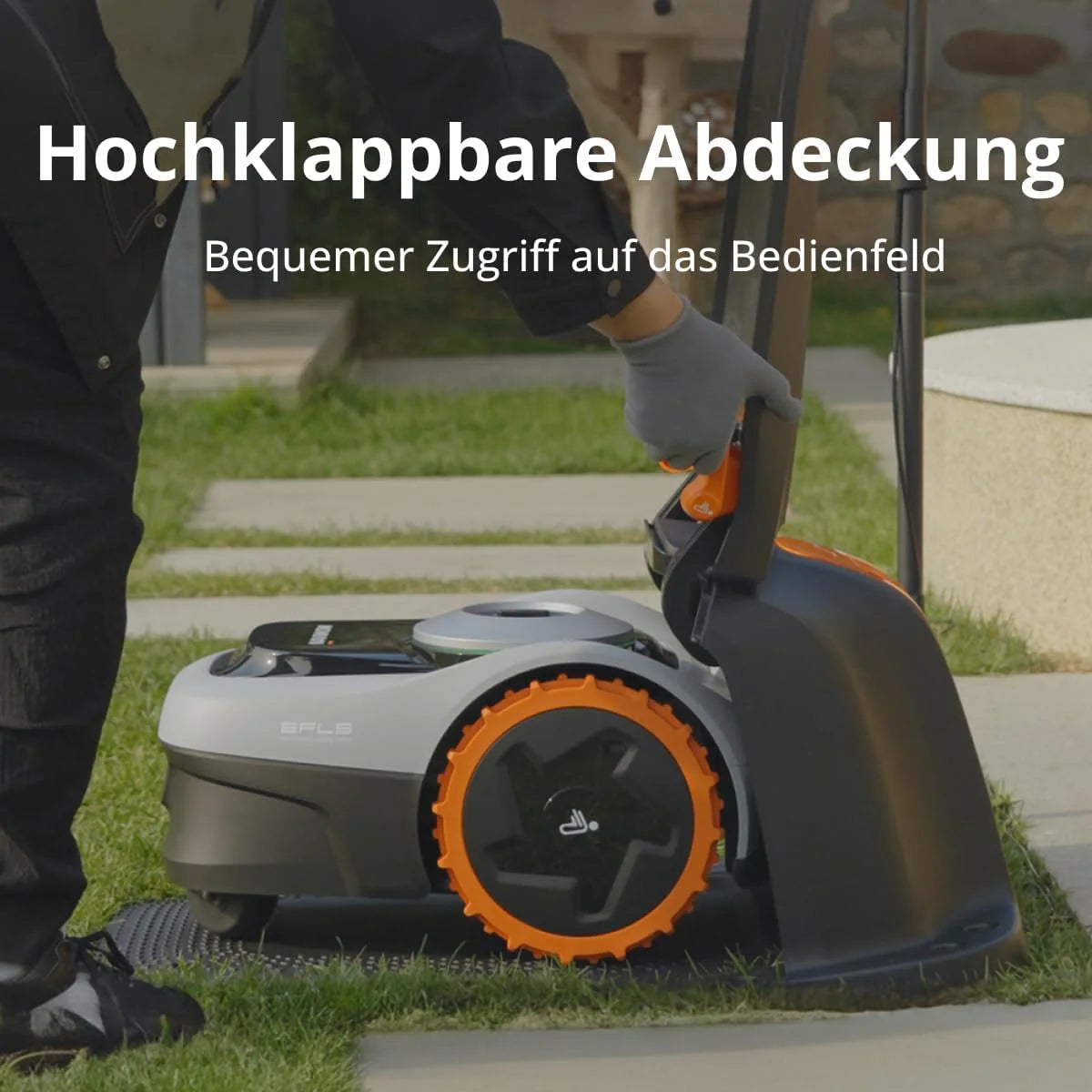 2026 Navimow Garage S, Hochklappbar, Keine Signalblockierung, Schutz vor Sonne und Regen, Zubehör für Mähroboter Navimow i105E, i108E