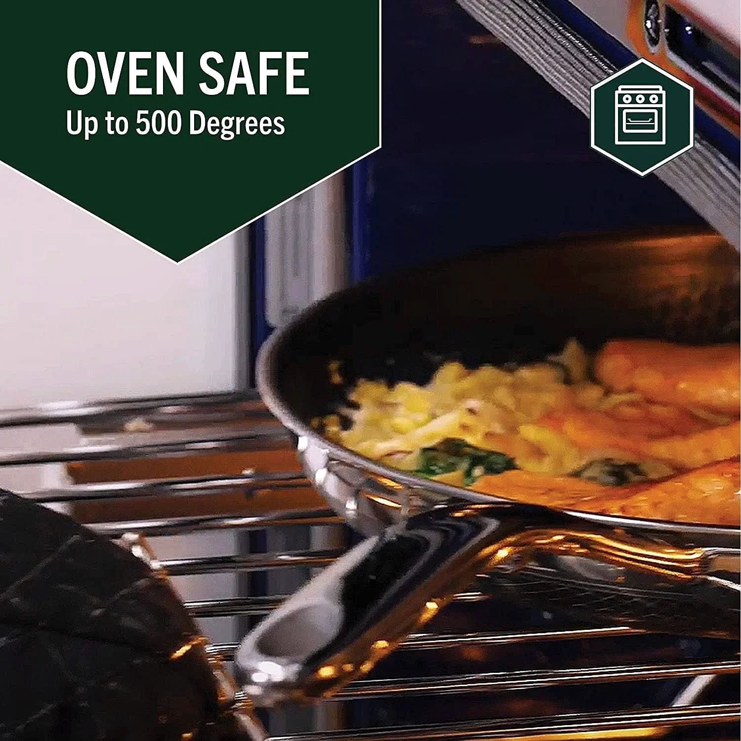 2026 Set de casseroles en acier inoxydable 6 pièces avec couvercles en verre – Noir