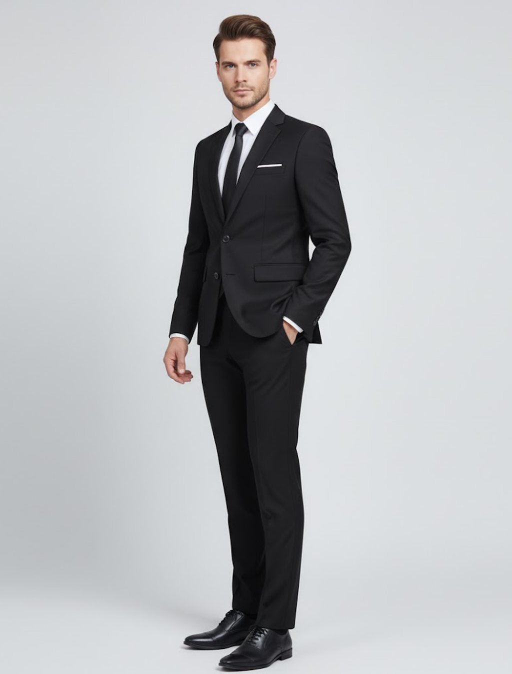 Ensemble printemps coupe ajustée deux pièces habillé pour homme