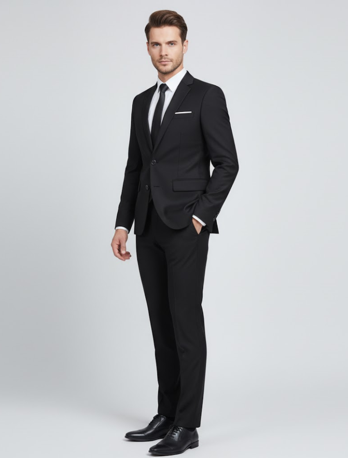 Ensemble printemps coupe ajustée deux pièces habillé pour homme