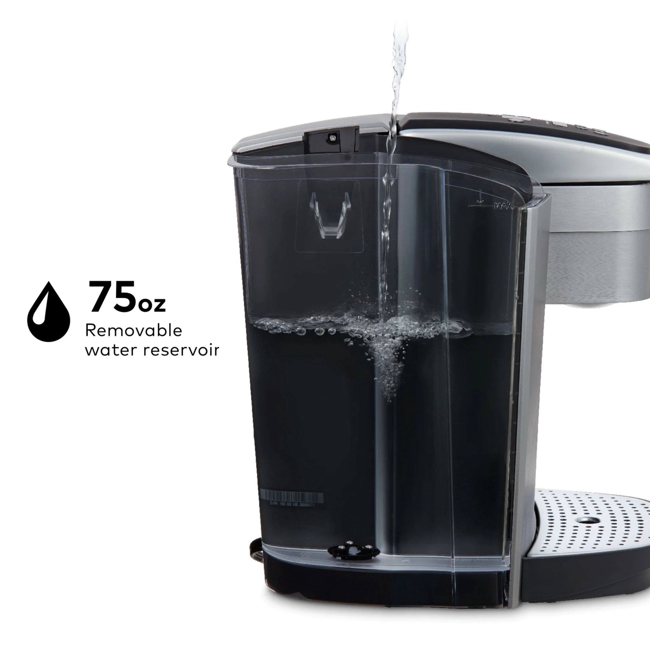 2026 2025 Keurig K-Elite – Machine à Café à Dosettes K-Cup à Portion Unique, Finition Brossée Slate, Programmable pour Café Chaud et Glacé