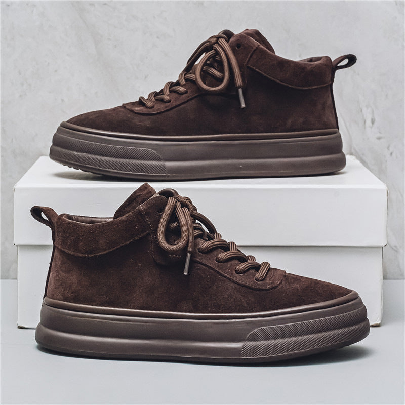 Men's Versatile Suede Sports Board Shoes Casual Everyday Wear Style - LAKD London