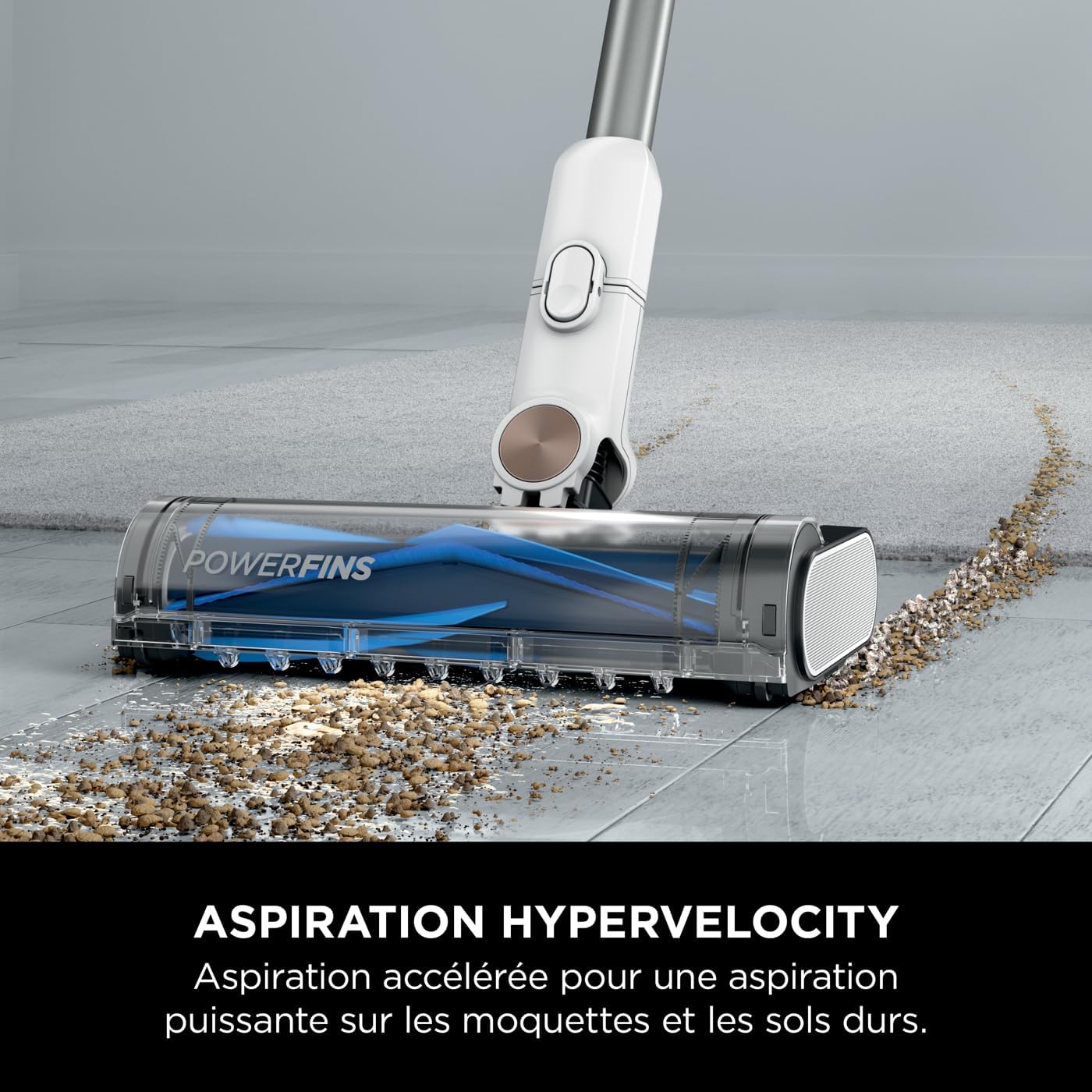 2026 Shark Detect Clean & Empty IW3612AMZEU, Aspirateur sans Fil, Blanc, 240 W, 2 liters