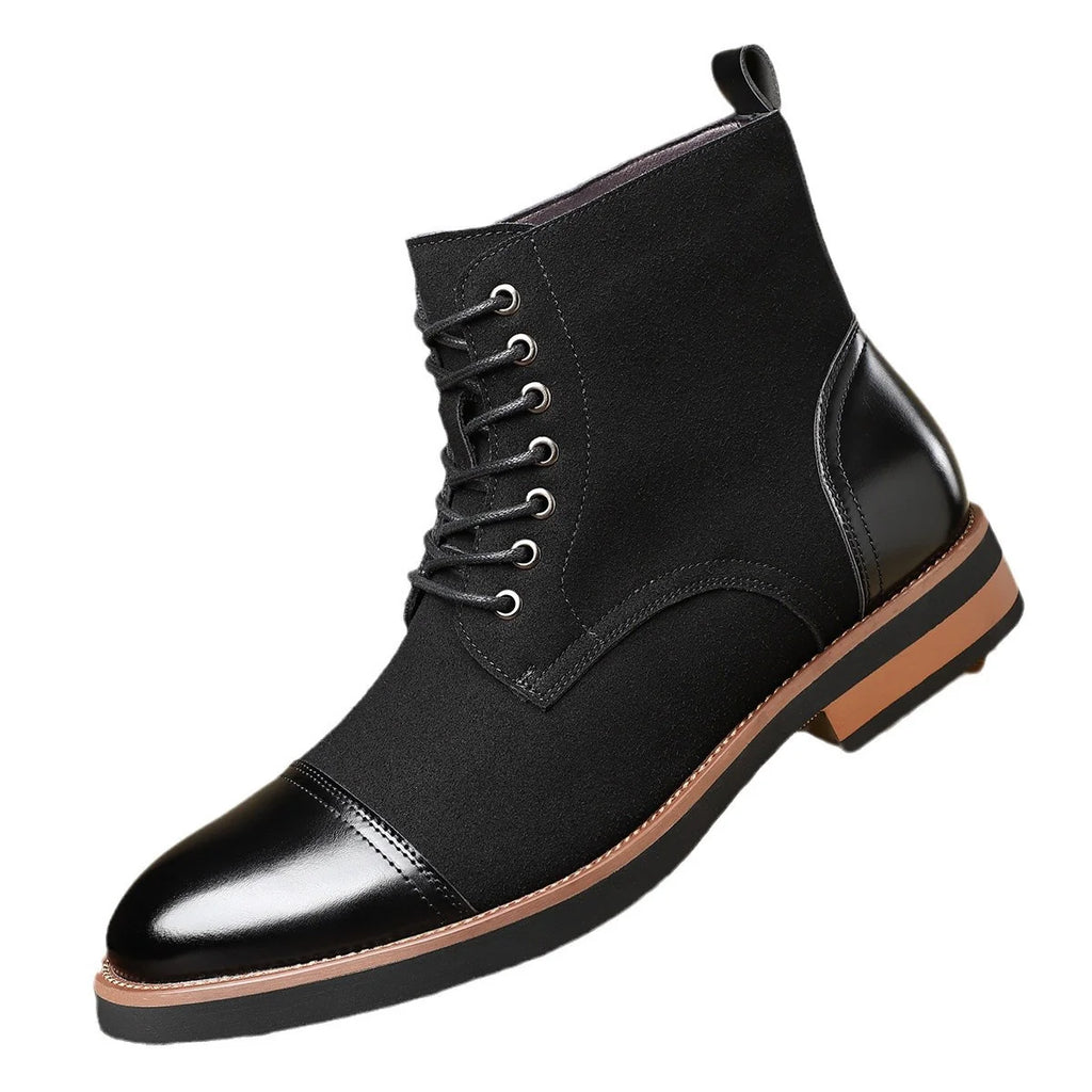 2026 Men's Casual Leather Martin Boots Trendy Stylish All Match Footwear