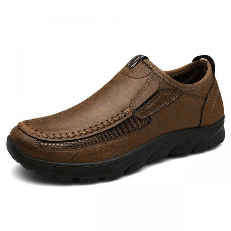 2026 Men's Casual Loafers Comfortable Slip On Rubber Sole Shoes