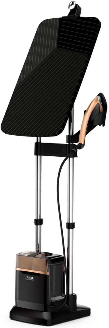 2026 2025 TEFAL QT2020 IXEO POWER ALL-IN-ONE Défroisseur vapeur avec planche intelligente intégrée à 3 positions Désinfectant et repassage, Technologie vapeur haute pression, pression de vapeur 5,8 bar, 2170 W,