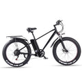 2026 ride66 Vélo électrique VTT pour Homme Adulte, 26 Pouces 21Ah Batterie au Lithium Shimano 7 Vitesses, Vélo Homme Fat Bike Noir XL