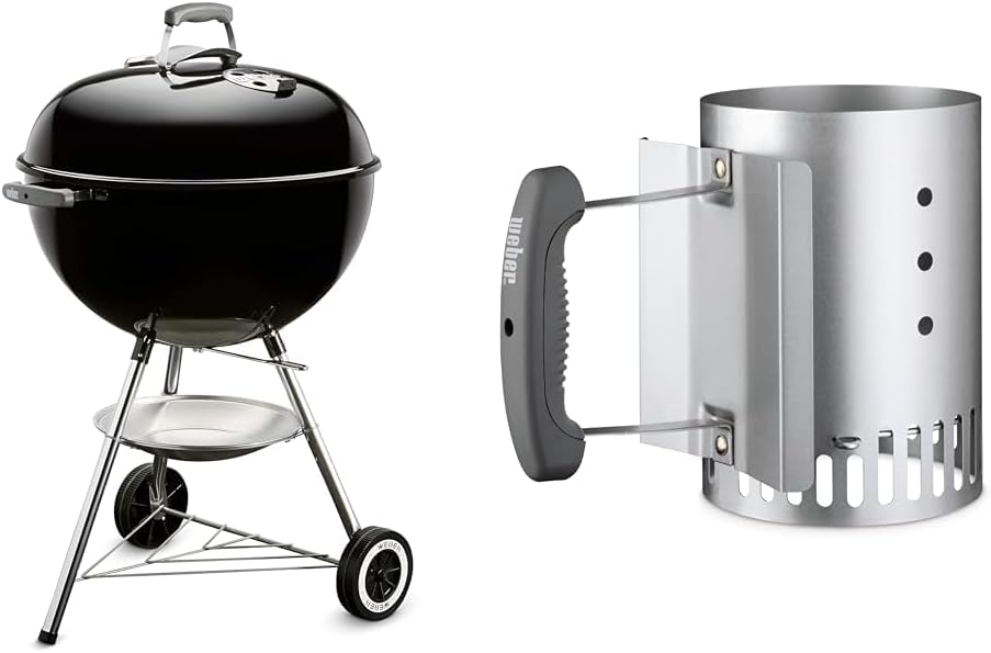 2026 2025 Weber Classic Kettle 57 cm – Barbecue à Charbon, Grille Acier Triple Couche, Édition Limitée