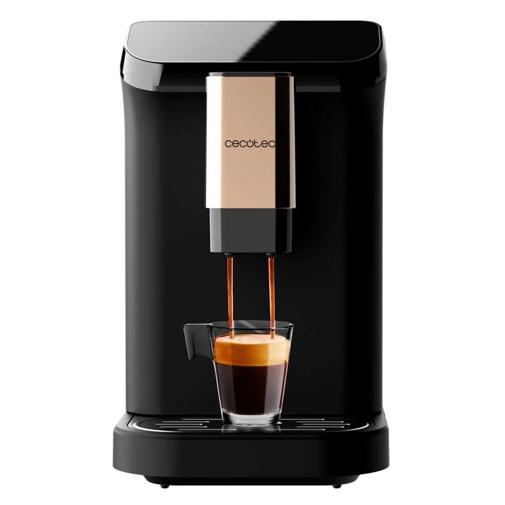 2026 2025 Machine à café entièrement automatique Cecotec Cremmaet Macchia Black Rose – 1350 W, Thermobloc, Pompe à 19 Bars, Système Plug&Play, Réservoir à café avec moulin intégré, Nettoyage automatique