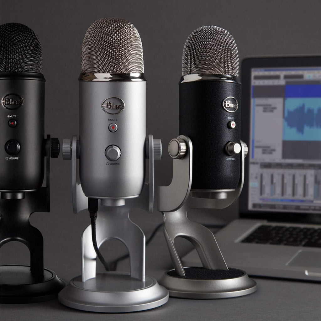 2026 2025 Logitech for Creators Microphone USB Blue Yeti (Noir)