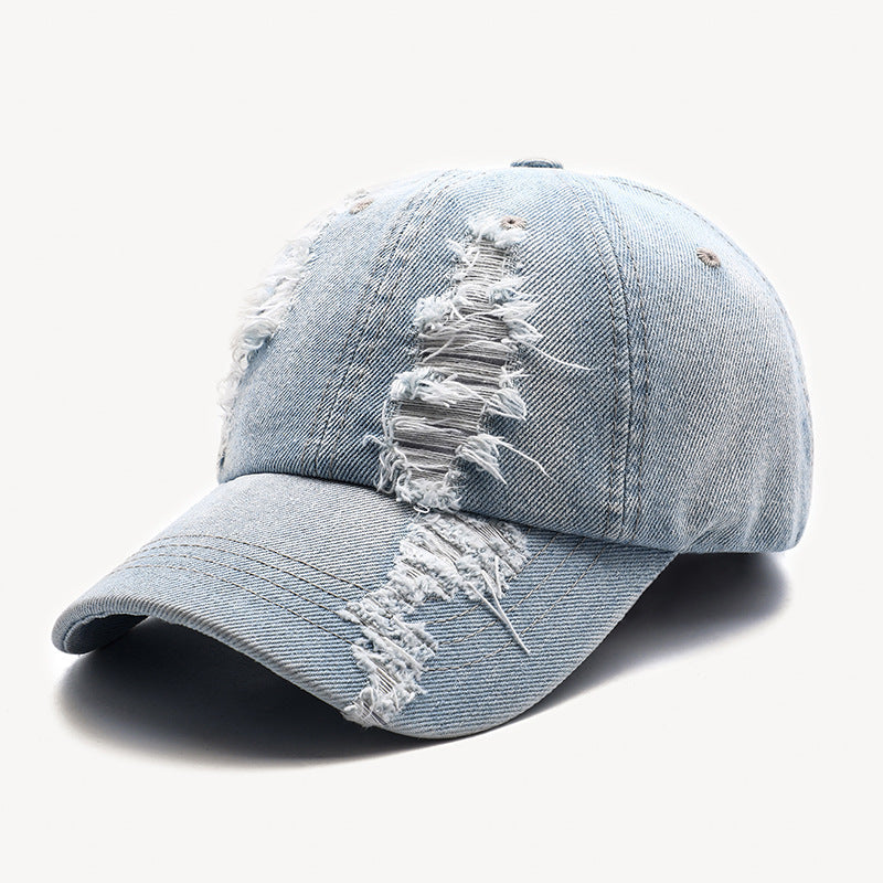 Men's Washed Vintage Baseball Cap Casual Cowboy Style Cotton - LAKD London