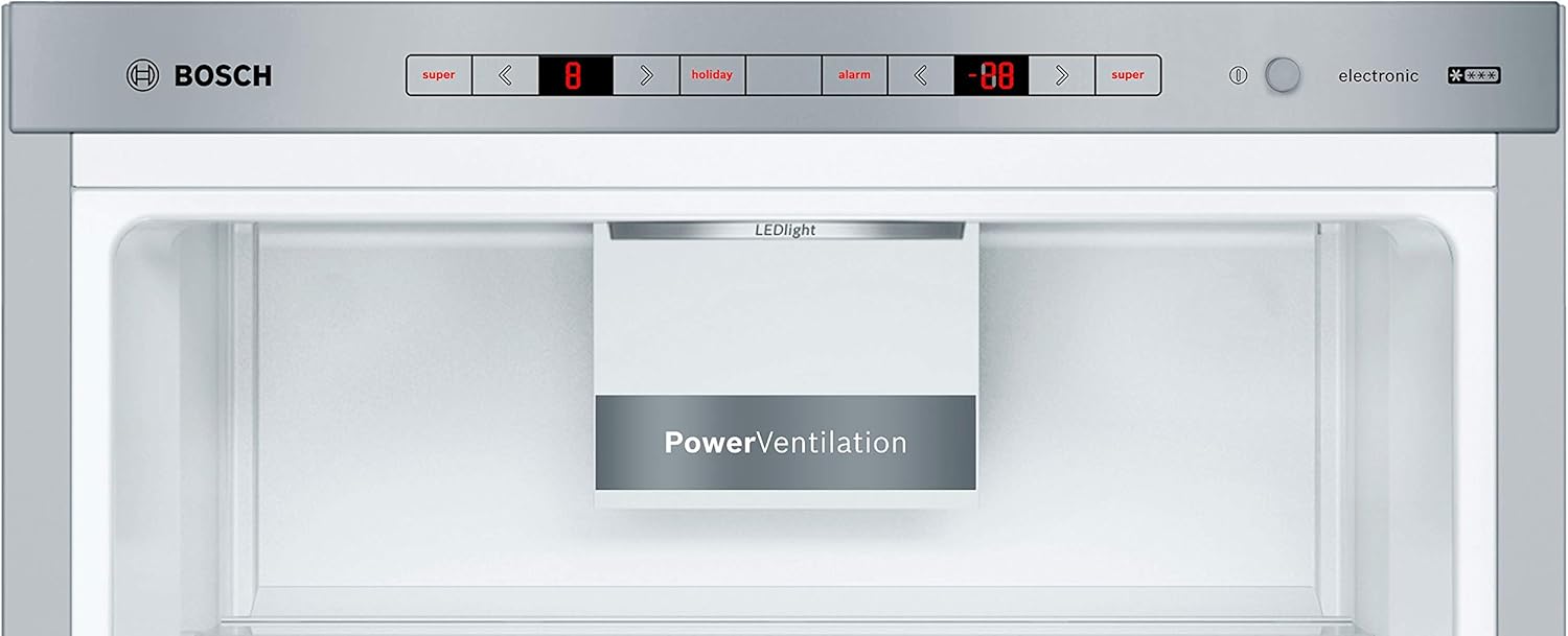 2026 KGE398IBP - Série 6, Réfrigérateur combiné pose-libre, 201 x 60 cm, Inox anti trace de doigts