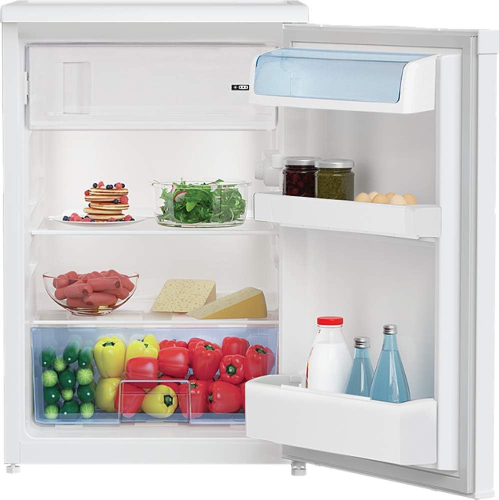2026 TSE1284N Réfrigérateur table top - Volume total 114L : 101L (Réfrigération) + 13L (Congélation), Compartiment congélation 4 étoiles, MinFrost, Charnière de porte réversible, blanc