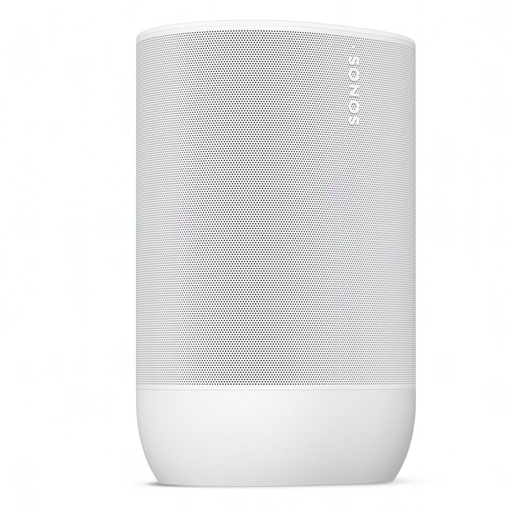 2026 2025 Sonos Move 2 – Enceinte Portable Intelligente Blanche avec Batterie 24 Heures, Bluetooth et Wi-Fi, Résistante à l’Eau, Son Stéréo Puissant et Commande Vocale