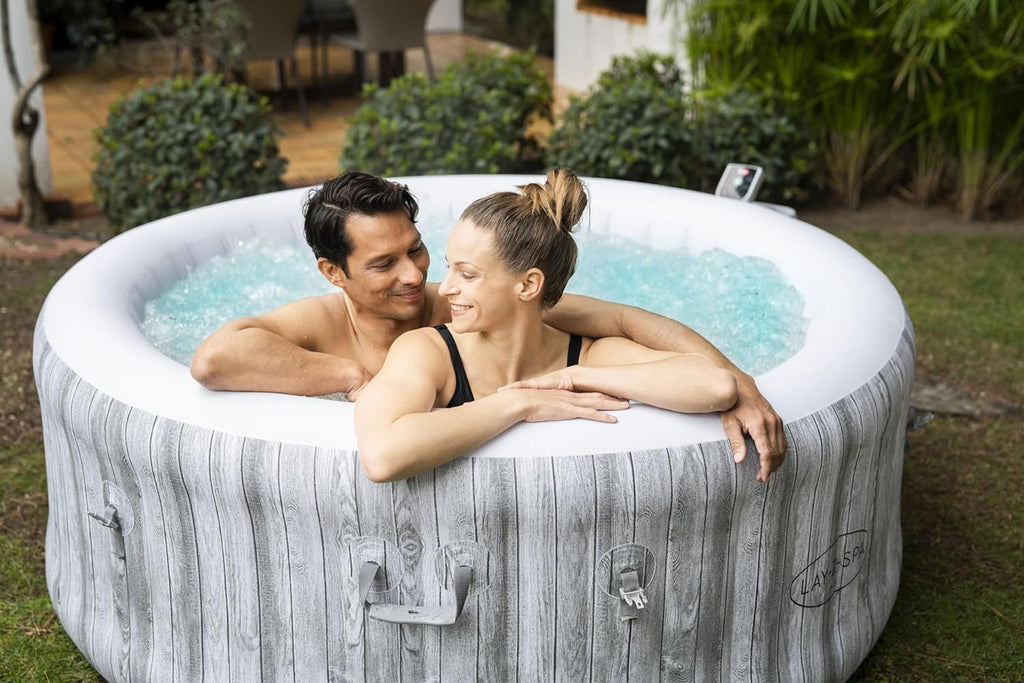 2026 Spa gonflable rond BESTWAY Lay-Z-Spa® Miami Airjet™ 2 - 4 personnes