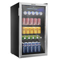 2026 Frigorifero per bevande,mini frigo da 126 lattine con porta in vetro -
