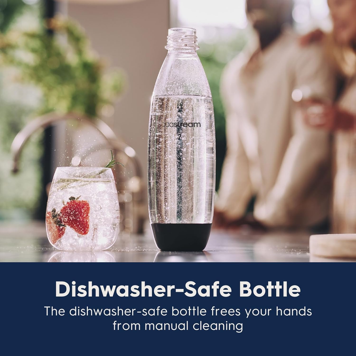 2026 2025 SodaStream Terra Machine à Eau Pétillante Bundle (Noir), avec CO2, Bouteilles Compatibles Lave-Vaisselle et Arômes Bubly Drops
