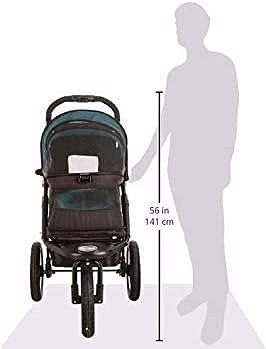 2026 Poussette pour animaux No-Zip NV pour chats et chiens Entrée sans fermeture éclair · Pliage à une main · Roues remplies de gel · Coussin en peluche & protection contre les intempéries inclus · 3 coloris