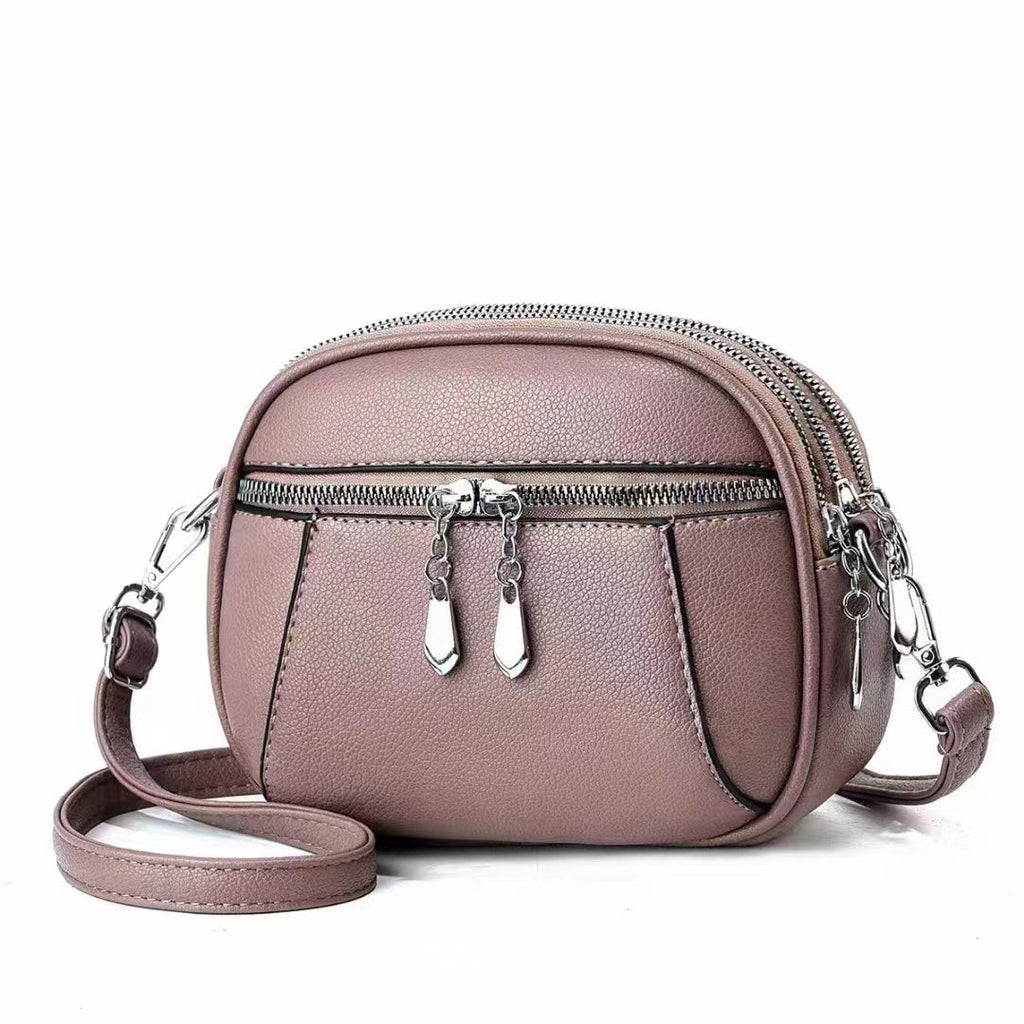 Women's Round Shoulder Multi Pocket Large Capacity Crossbody Bag - LAKD London
