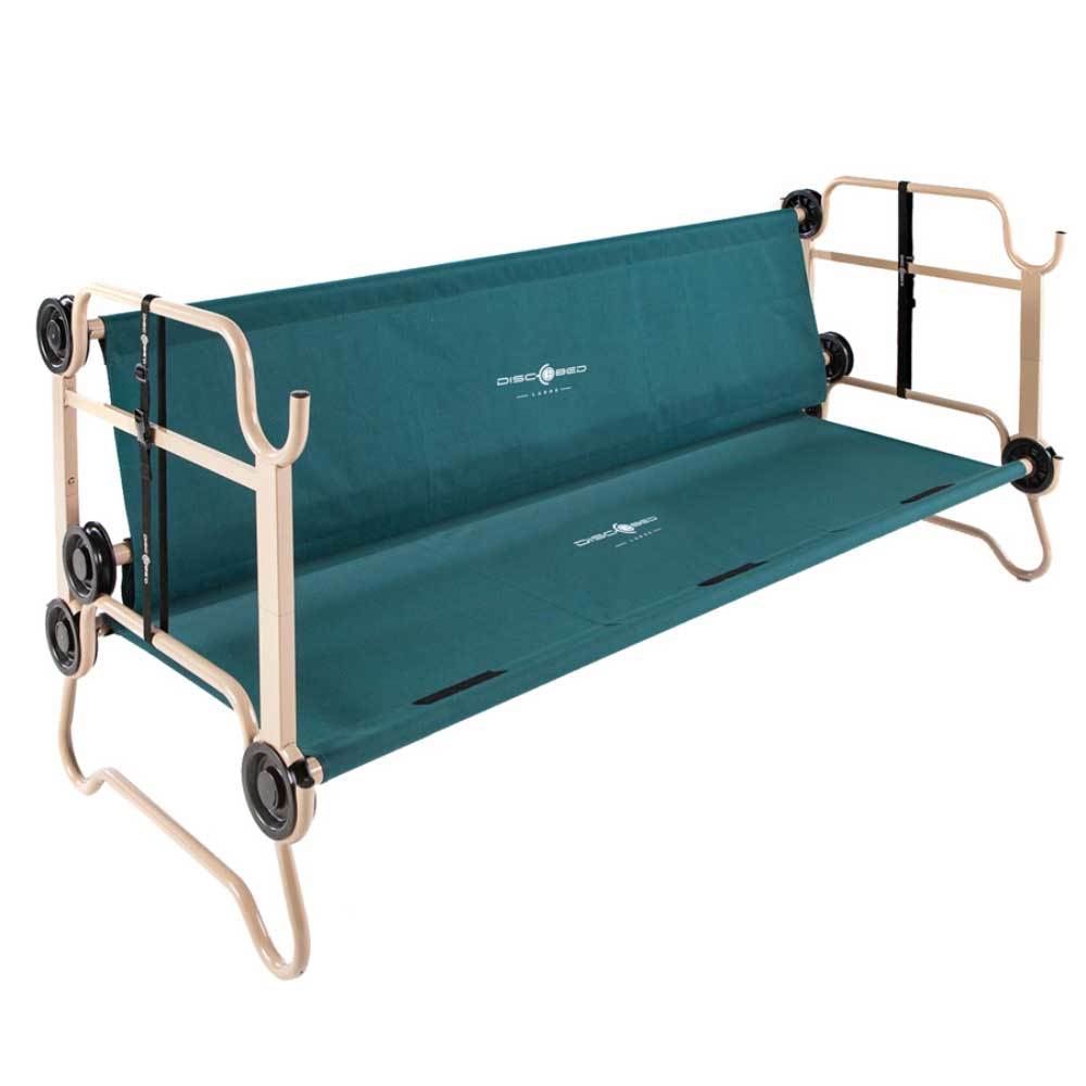 2026 Disc-O-Bed Large Cam-O-Bunk Bankfähiges Doppelbett mit Aufbewahrungsorganisatoren, Grün