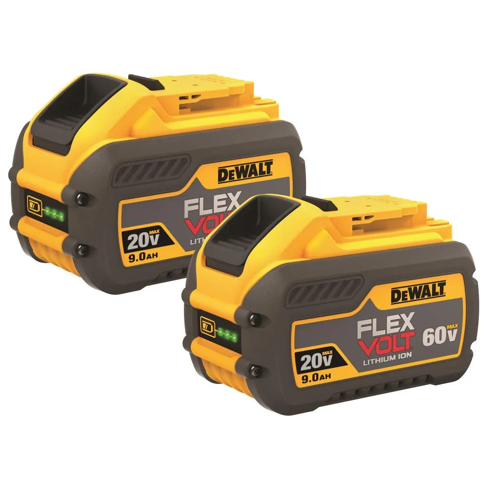 2026 2025 DEWALT DCB609-2 – Pack 2 Batteries FLEXVOLT 20V/60V MAX 9,0 Ah, Haute Puissance, Édition Limitée