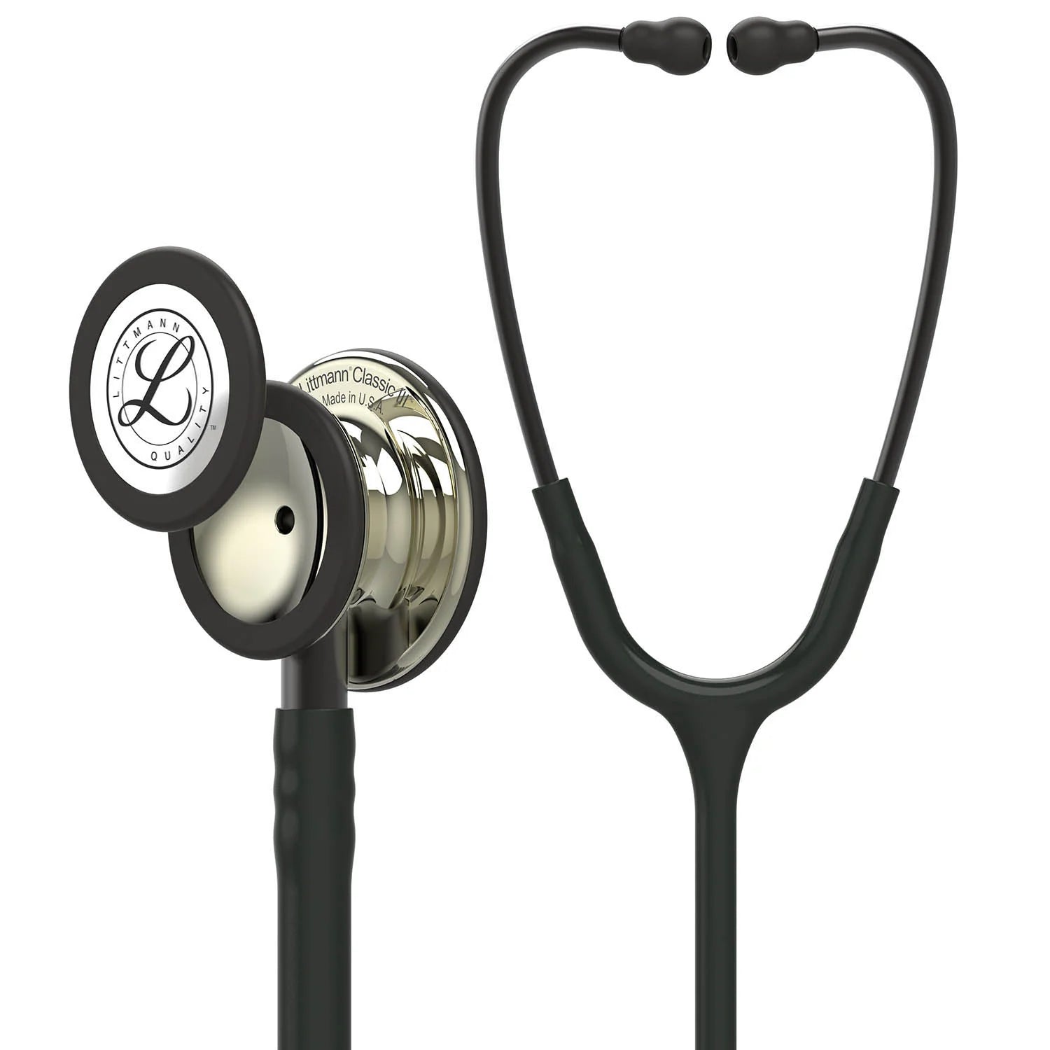 2026 2025 Stéthoscope de surveillance Littmann Classic III : Champagne et Noir 5861