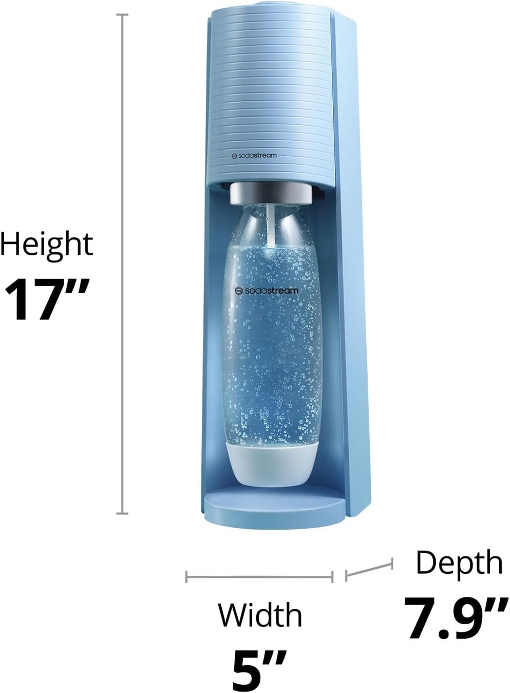 2026 2025 SodaStream Terra Machine à Eau Pétillante Bundle (Noir), avec CO2, Bouteilles Compatibles Lave-Vaisselle et Arômes Bubly Drops