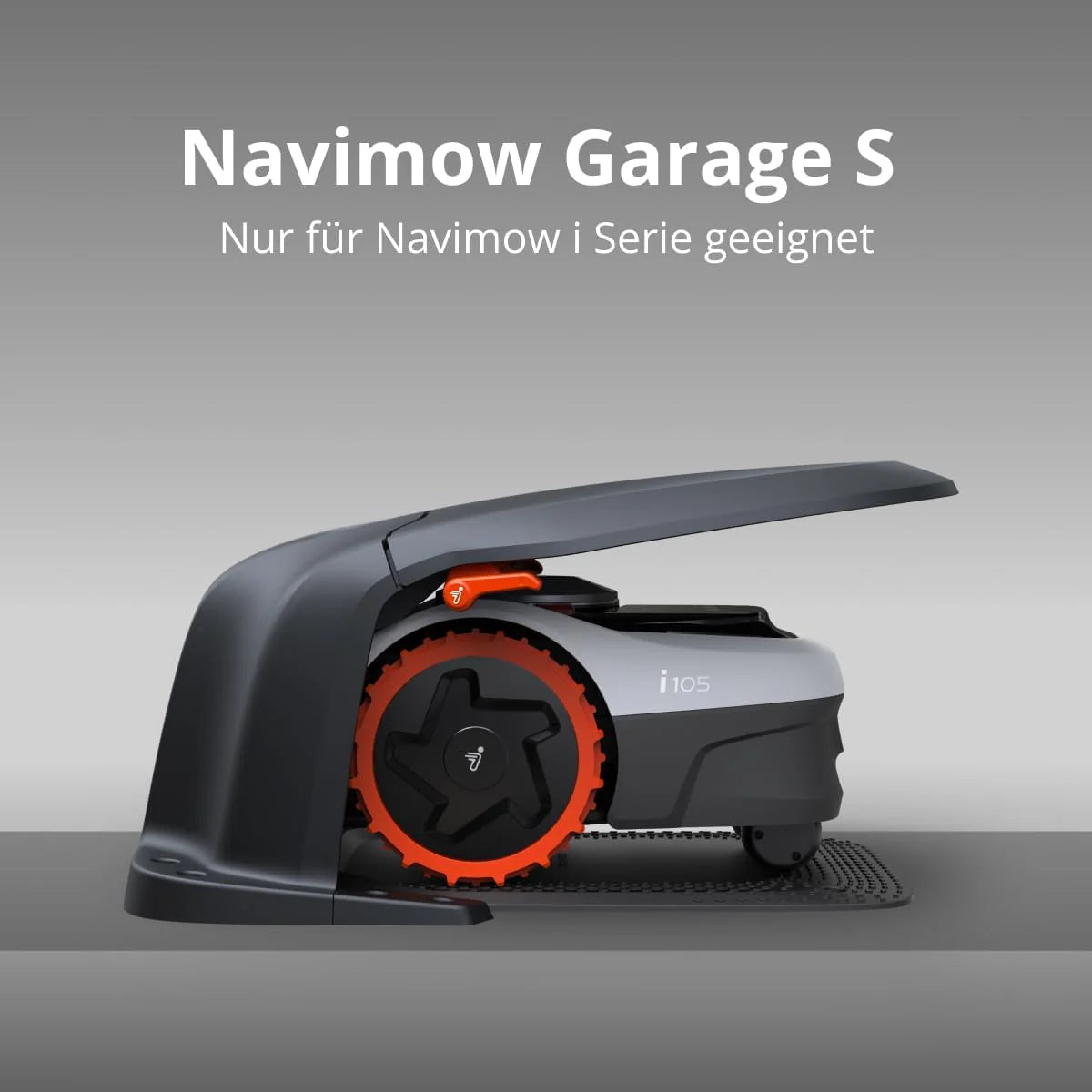 2026 Navimow Garage S, Hochklappbar, Keine Signalblockierung, Schutz vor Sonne und Regen, Zubehör für Mähroboter Navimow i105E, i108E