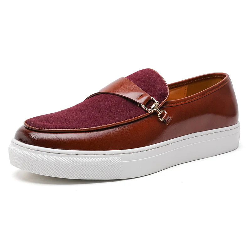 2026 Men's Business Slip-on Casual Leather Shoes Smart Office Wear
