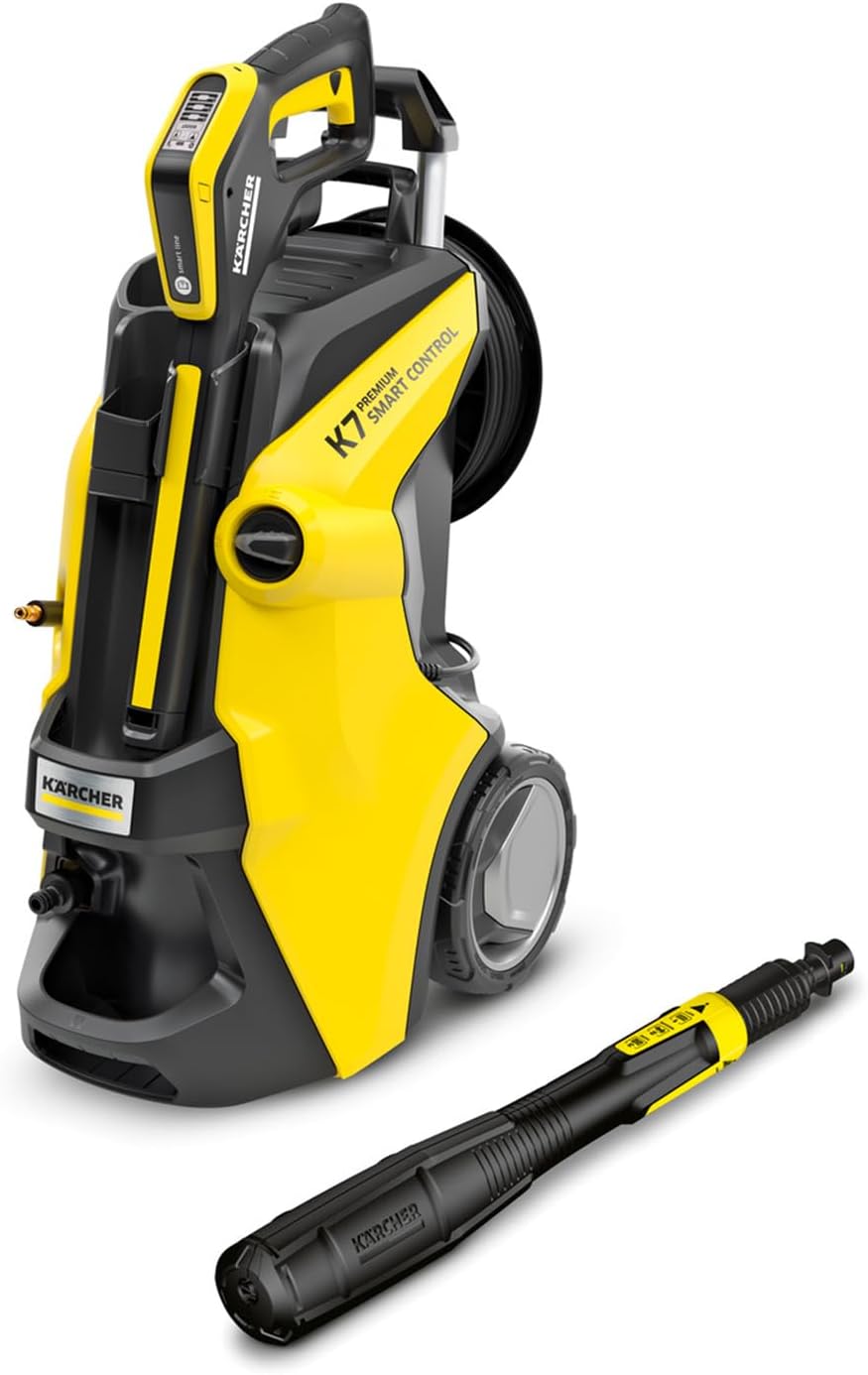 2026 Nettoyeur haute pression Karcher K 7 Premium Smart Control Flex Home - 180 bars - 600 L/h - connecté - tambour enrouleur - brosse terrasse