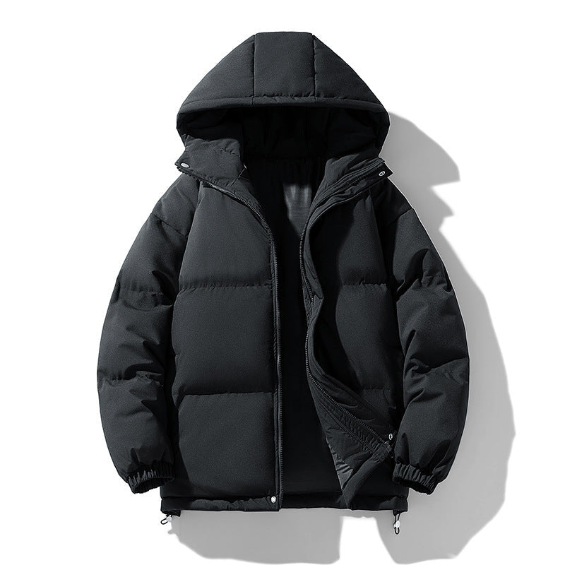 Veste douillet hiver à capuche en coton chaud confort pour homme