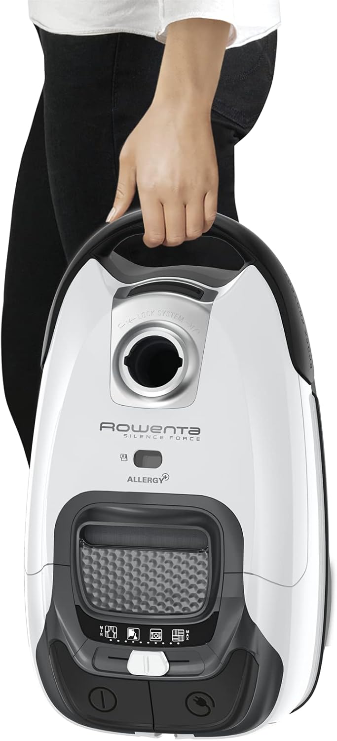 2026 2025 Rowenta RO7451EA – Aspirateur Silence Force Effitech, Ultra-Silencieux 57 dB, Haute Filtration, Sac XXL, Édition Limitée
