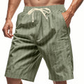 Short coupe décontractée en lin plage respirant minimaliste été pour homme