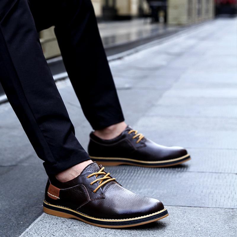 Men's Premium Leather Dress Shoes British Office Style - LAKD London