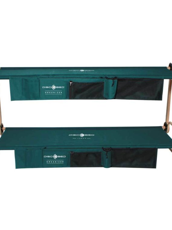 2026 Disc-O-Bed Large Cam-O-Bunk Bankfähiges Doppelbett mit Aufbewahrungsorganisatoren, Grün