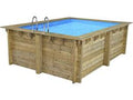 2026 Habitat et Jardin Piscine Bois Rectangle Caimans - 4.10 x 3.00 x 1.24 m