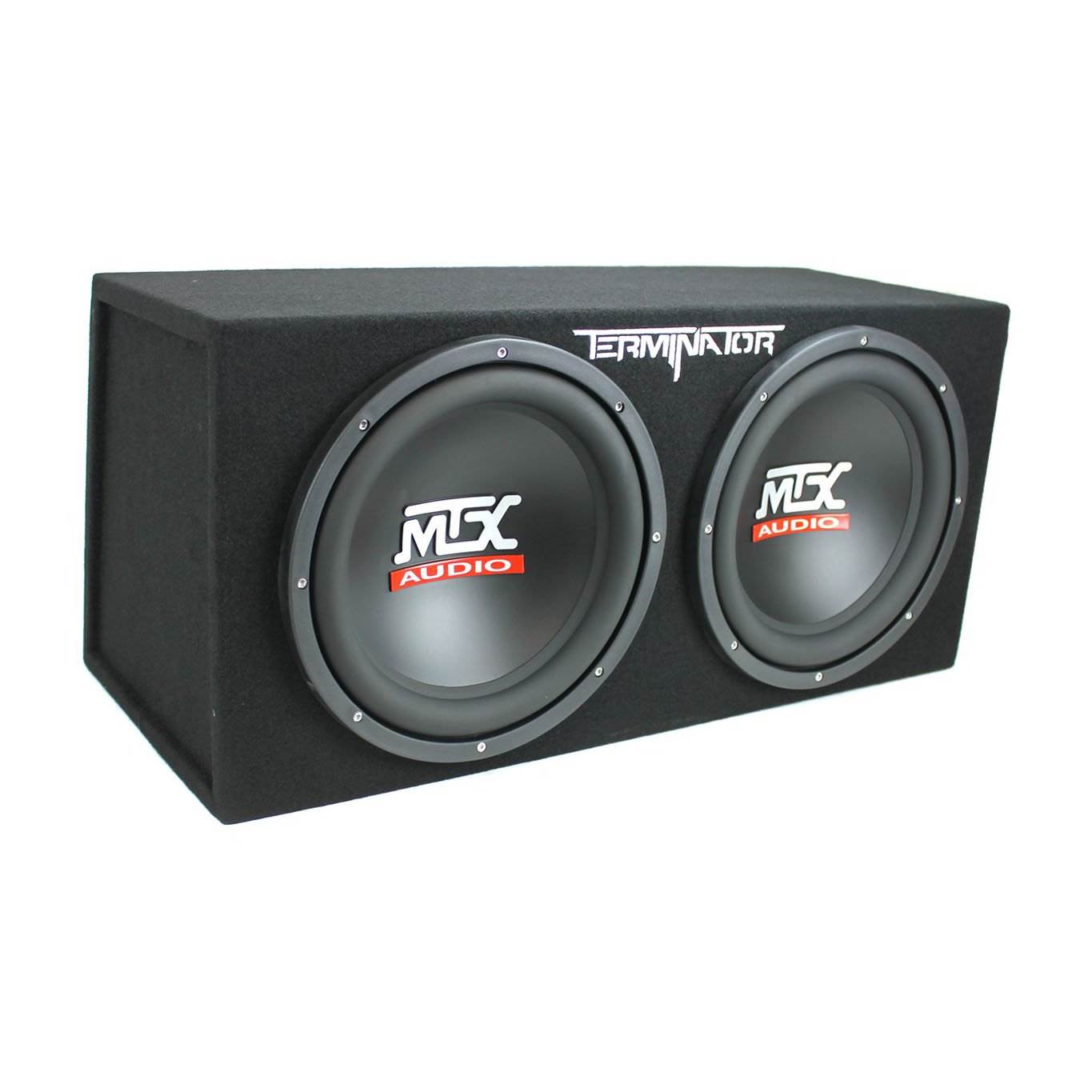 2026 MTX TNE212D 12″ 1200W Dual Subwoofer Box mit 1500W Monoblock-Verstärker & 2-Farad-Kondensator
