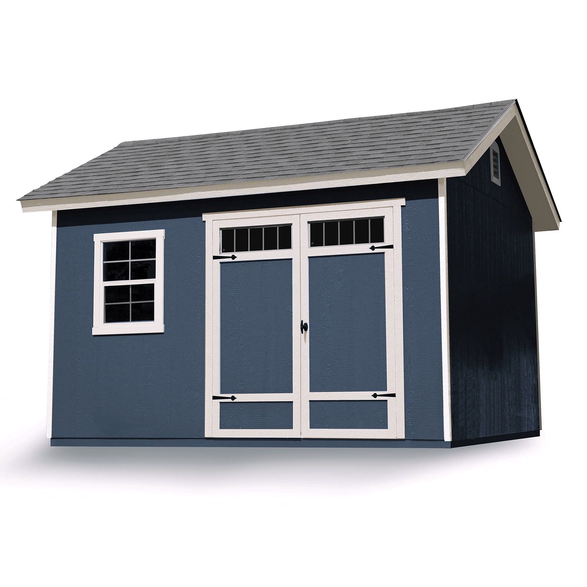 2026 Abri de jardin en bois Beachwood 10 × 12 ft avec plancher – Grand espace de rangement extérieur