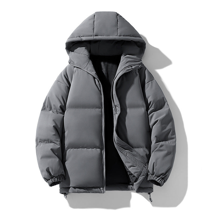 Veste douillet hiver à capuche en coton chaud confort pour homme