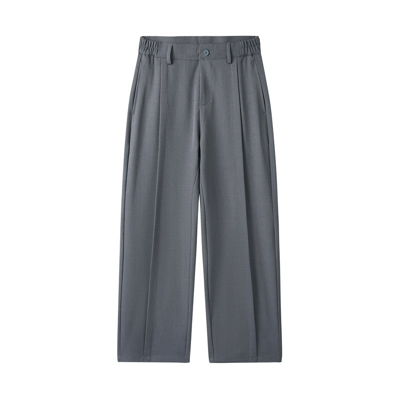 Pantalon polyvalent coupe ample droit décontracté fluide pour homme