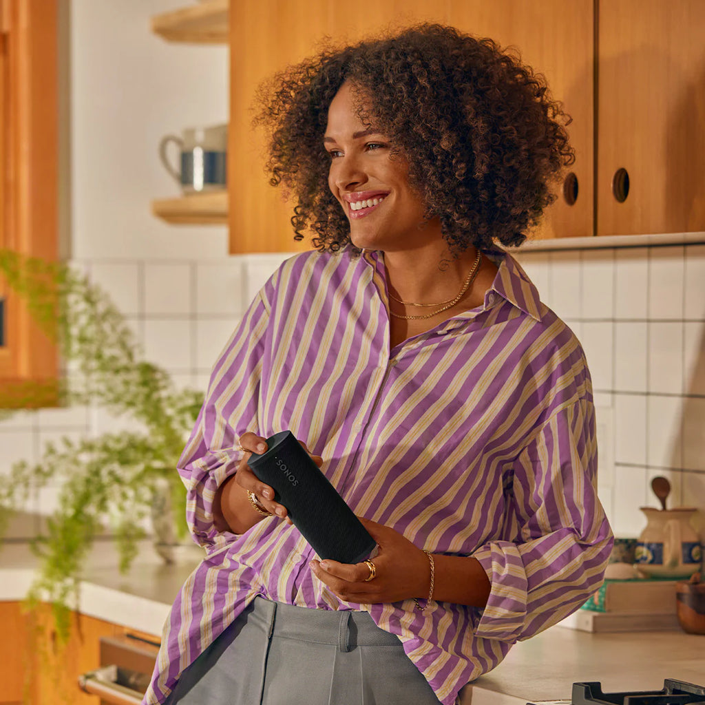 2026 2025 Pack Portable Sonos – Move 2 et Roam 2 (Noir) : Enceintes Portables Wi-Fi et Bluetooth, Étanches, Autonomie Longue Durée, Son Stéréo Puissant