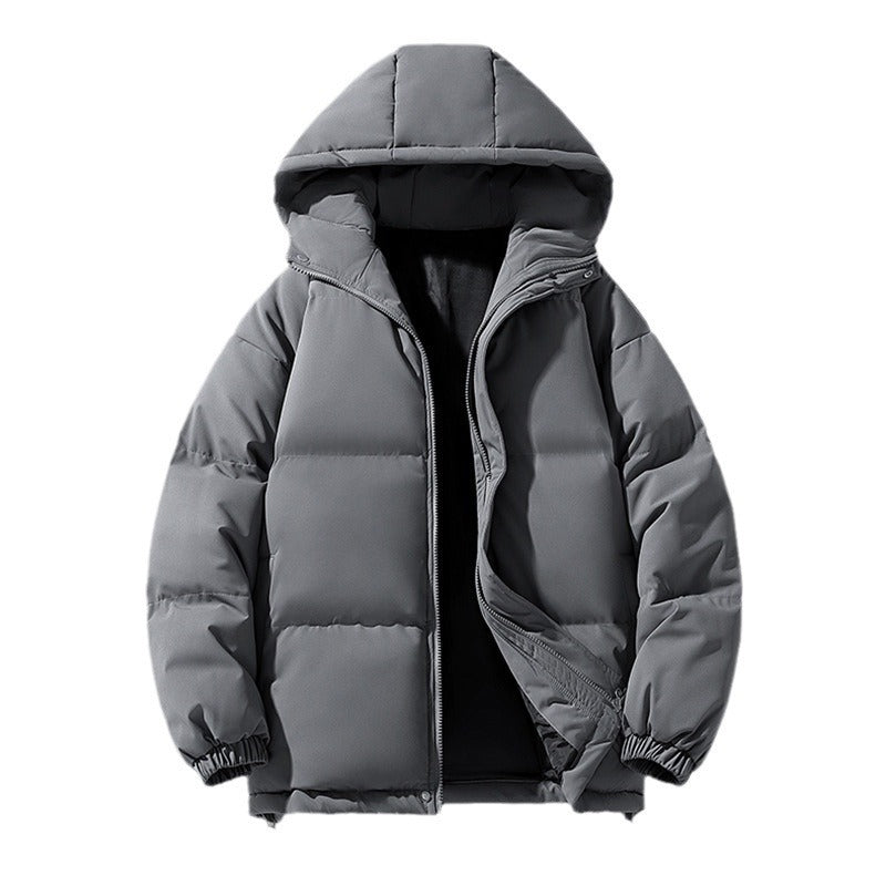 Veste douillet hiver à capuche en coton chaud confort pour homme