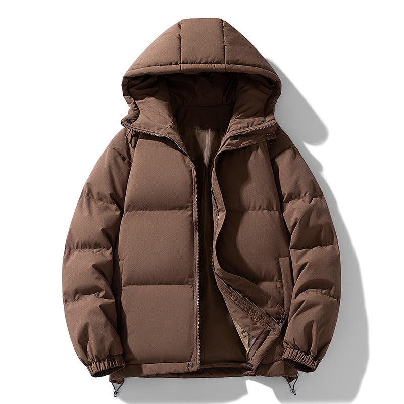 Veste à capuche en coton rembourré chaud hiver confort pour homme