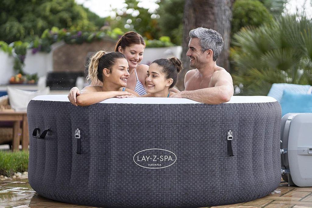 2026 Spa gonflable rond BESTWAY Lay-Z-Spa® Miami Airjet™ 2 - 4 personnes