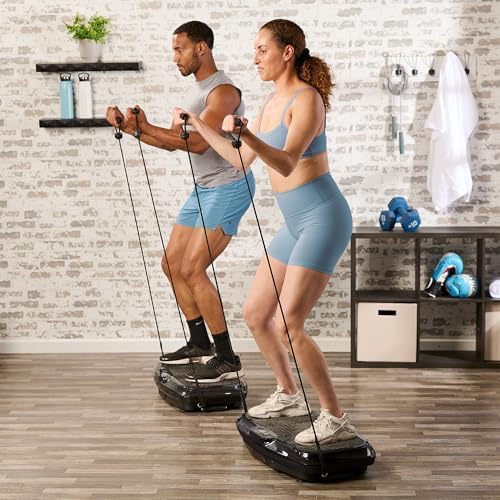 2026 2025 Lifepro Plateforme Vibrante d’Exercice avec Points d’Acupuncture Magnétiques - Plateforme Vibrante pour Tout le Corps pour Débutants et Récupération - Massage Drainage Lymphatique pour Tonification Musculaire et Fitness Général