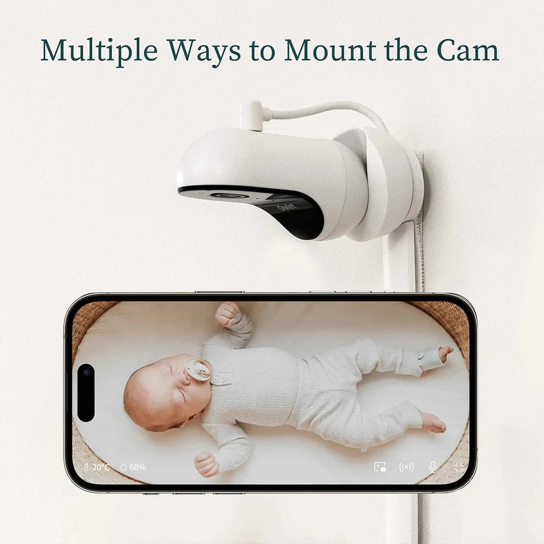 2026 2025 Owlet Cam® 2 – Caméra Bébé HD 1080p avec Vision Nocturne, Audio Bidirectionnel et Capteurs de Température et Humidité