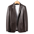 Men's Premium Quality Business Casual Leather Slim Fit Coat - LAKD London