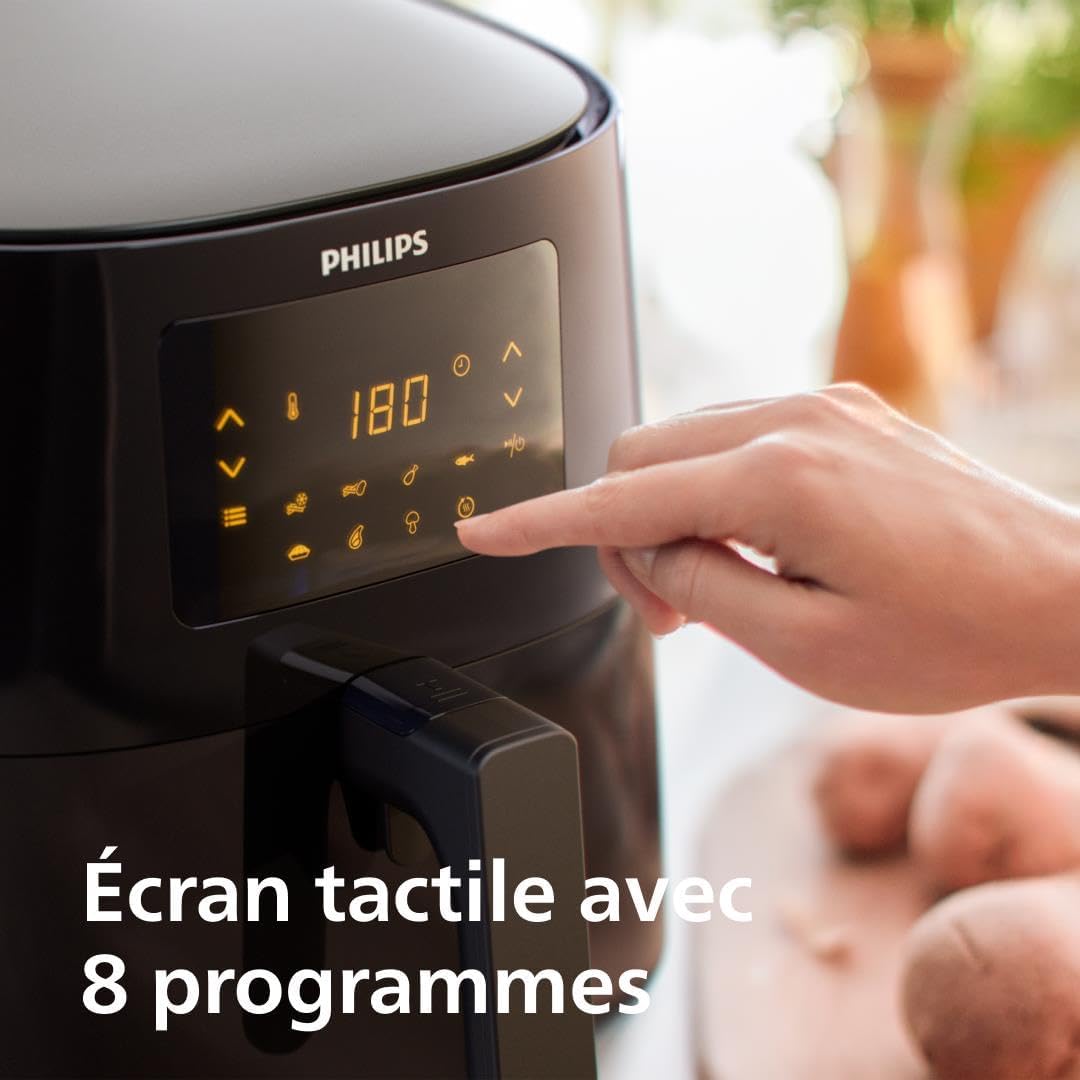2026 2025 Friteuse à air Philips série 3000 7,2 L, fenêtre de cuisson, friteuse 16 en 1