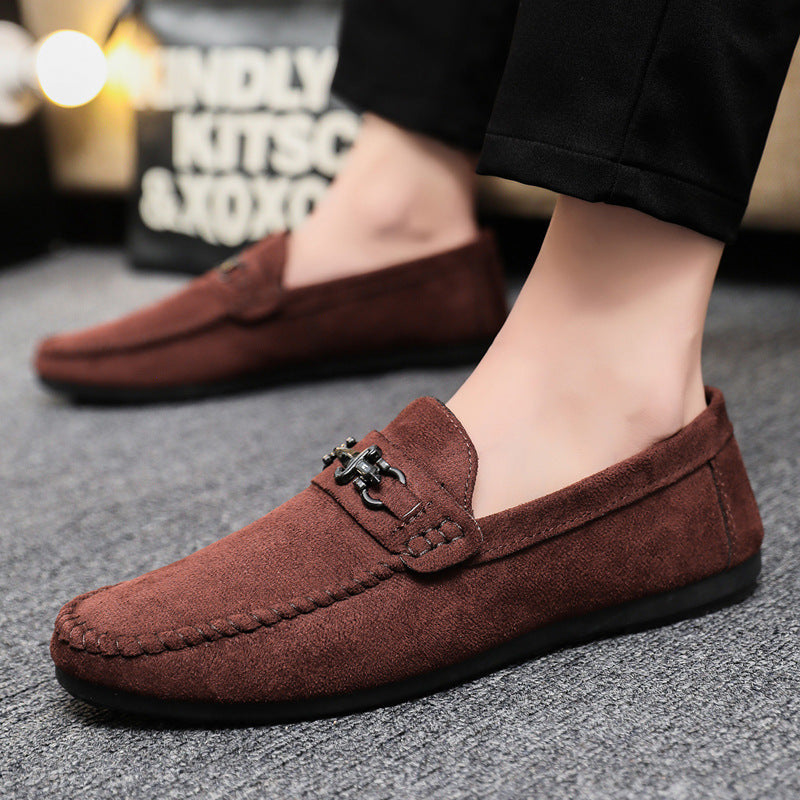 Mocassins imperméable en cuir décontracté pour homme